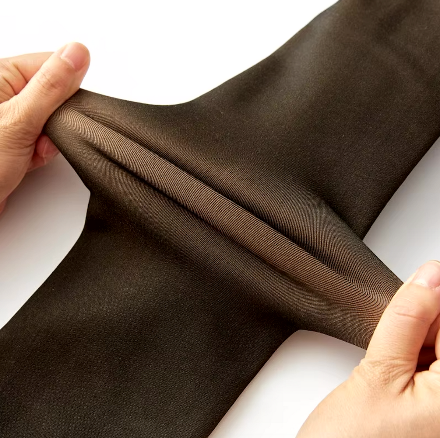 The transparent fleece tights