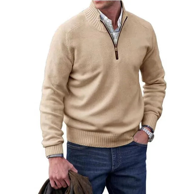 Katimy ™ Wool Elegance: The Knitted Man for Men